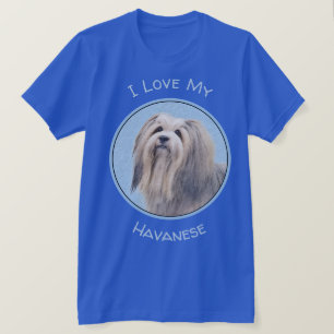 Camiseta Pintura (de prata) de Havanese - arte original