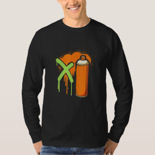 Camiseta Pintura de pulverização de Boné gordo I latente ar