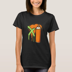 Camiseta Pintura de pulverização de Boné gordo I latente ar