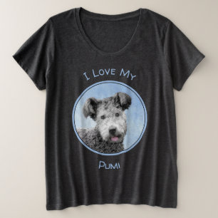 Camiseta Pintura De Pumi - Arte De Cão Original Bonita