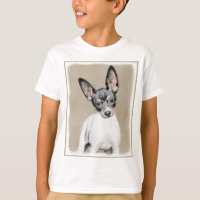 Pintura de Rat Terrier - Arte de Cachorro Original