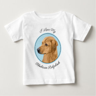 Camiseta Pintura de Rhodesian Ridgeback - Arte Original de 
