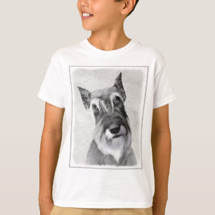 Camiseta Pintura de Schnauzer (Giant) - Arte Canina