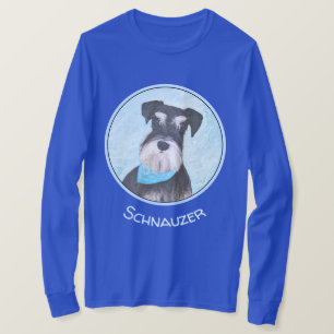 Camiseta Pintura de Schnauzer (Miniatura) - Cachorro Origin