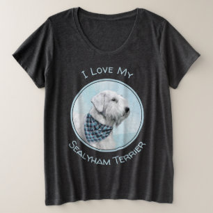Camiseta Pintura de Sealyham Terrier - Arte de Cachorro Ori