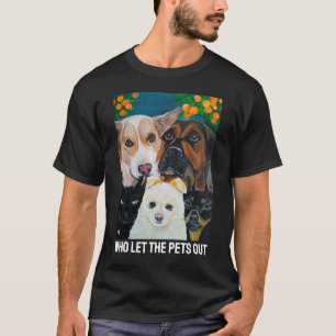 Camiseta Pintura de selfie de animal de estimação por Alfre
