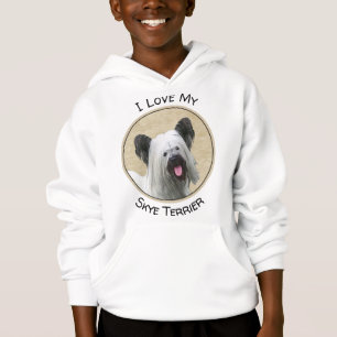 Camiseta Pintura de Skye Terrier - Arte de Cachorro Origina
