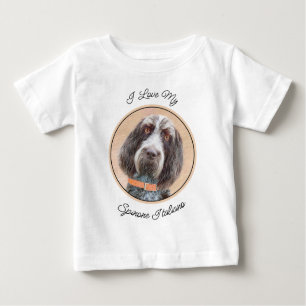 Camiseta Pintura de Spinone Italiano - Arte de Cachorro Ori