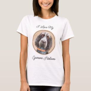 Camiseta Pintura de Spinone Italiano - Arte de Cachorro Ori