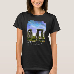 Camiseta Pintura De Stonehenge England Souvenir Stonehenge