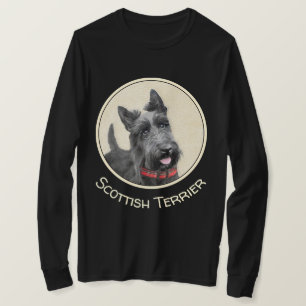 Camiseta Pintura de Terrier escocês - Arte de cachorro ori