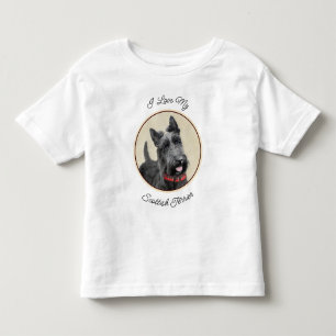 Camiseta Pintura de Terrier escocês - Arte de cão original 