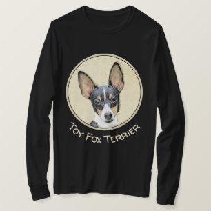 Camiseta Pintura de Toy Fox Terrier - Arte de Cachorro Orig