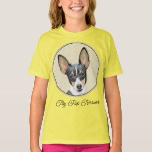 Camiseta Pintura de Toy Fox Terrier - Cachorro Original Cac
