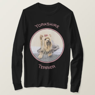 Camiseta Pintura de Yorkshire Terrier - Arte de Cachorro Or