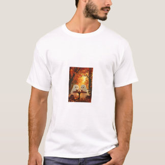 Camiseta Pintura Digital a Óleo de Café de Encontro Fantasm