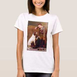 Camiseta Pintura do cão: Melhores amigos por John Brown