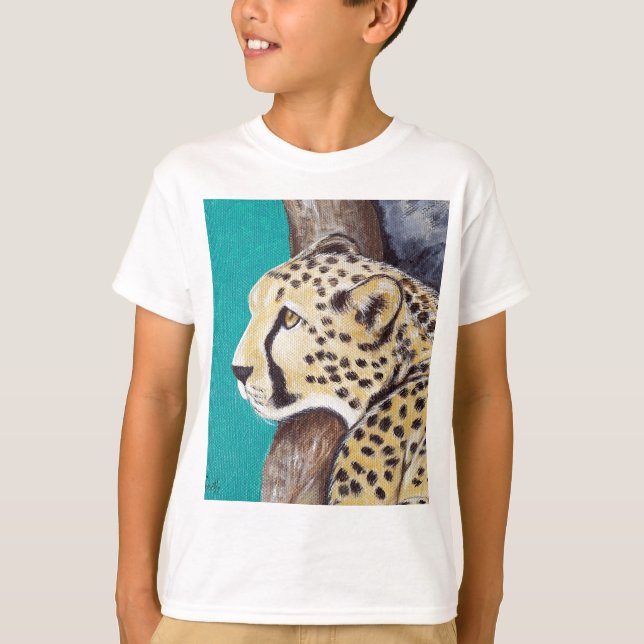 Camiseta Pintura do Guepardo (Frente)