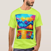 Pintura do Horizonte do Paisagem dos Sonhos