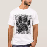 Pintura Do Mosaico, Impressão Em Preto E Branco