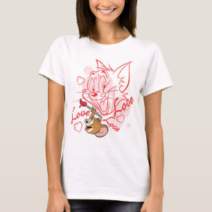 Camiseta Pintura do Namorados Tom & Jerry