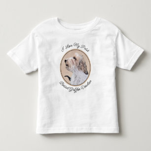 Camiseta Pintura do Petit Basset Griffon Vendéen - Arte Can