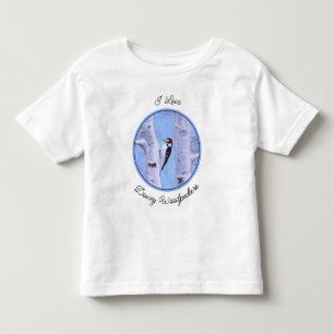 Camiseta Pintura do Pica-Pau Downy - Arte Original