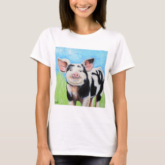 Camiseta Pintura do Porquinho Feliz