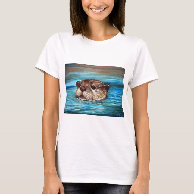 Camiseta Pintura do Rio Otter (Frente)