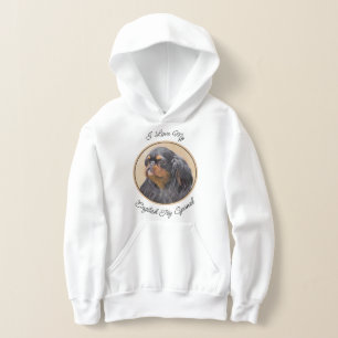 Camiseta Pintura do Spaniel de Brinquedo Inglês Arte Animal