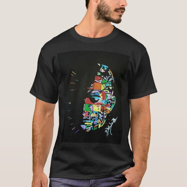Camiseta Pintura do Synesthesia de Hellraiser do Pinhead (Frente)