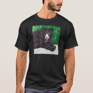 Camiseta Pintura do urso preto