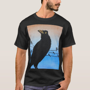 Camiseta Pintura dos animais selvagens do amante do pássar