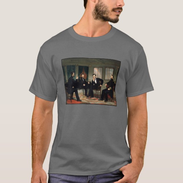 Camiseta Pintura dos dirigentes sindicais da guerra civil (Frente)