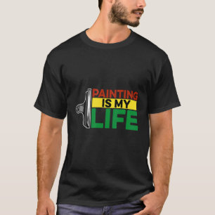 Camiseta Pintura É A Minha Pintura Trabalho de arte-Artista
