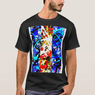 Camiseta pintura e abertura 80s