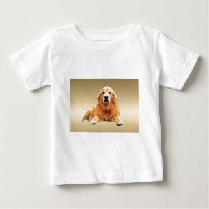 Camiseta Pintura em Aquarela de Cachorro Labrador Preto