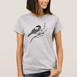 Camiseta Pintura em Aquarela Original de Salgueiro-Chato e