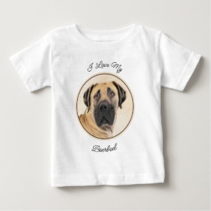 Camiseta Pintura em Boerboel - Arte Cachorra Original