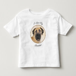 Camiseta Pintura em Boerboel - Arte Cachorra Original