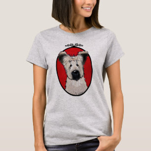 Camiseta Pintura em Briard do KiniArt