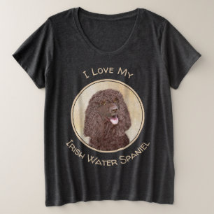 Camiseta Pintura em espanhol de água irlandesa - Arte origi