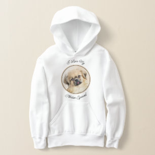 Camiseta Pintura em espanhol tibetano - Arte canina origina