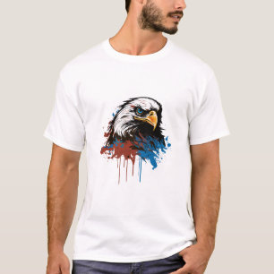 Camiseta Pintura em grafite - pintura criativa de pássaro