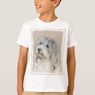Camiseta Pintura em Havanês (Dourada Sable) - Arte Origina