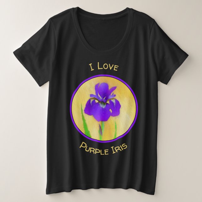 Camiseta Pintura em Íris com pérola - Cão original branco A (Frente do Design)