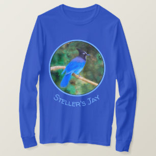 Camiseta Pintura em Jay de Steller - Arte original de páss