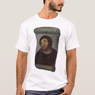 Camiseta pintura em jesus - (latin: ecce homo)