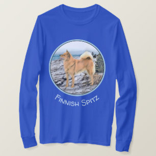 Camiseta Pintura em Seashore - Arte Canina