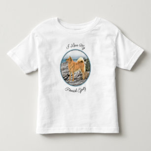 Camiseta Pintura em Seashore - Arte Canina